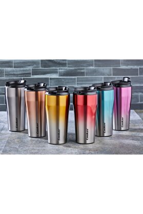 Go İthalat Ckr-2049 400Ml.çeli̇k Mug Termos Bardak Çi̇ft Renk (4940)