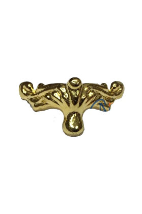 Erbar Köşe Etekli̇ Sandık Ayağı, Kutu Ayak 1,5 Cm - Sarı
