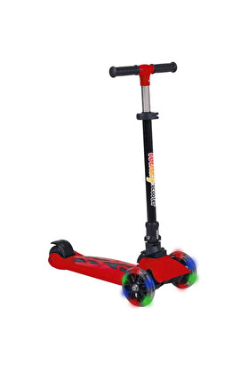 gizmurstore WSC1-I WİNKY 5+ SCOOTER IŞIKLI KIRMIZI 90KG