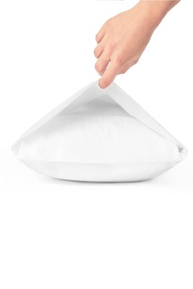 Mycey 4 Adet Pamuklu Yastık Kılıfı Fermuarsız Beyaz 50X70 Cm