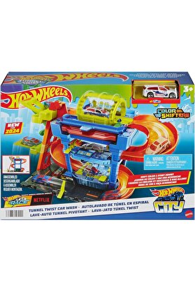 STOREMAX Oto Yıkama Oyun Seti Hot Oto Yıkama Oyun Seti ve 1:64 ölçekli renk değiştiren araç HTN80 978262