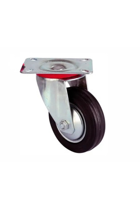 Toptan Bulurum Servi̇s Tekeri̇ - Tablalı Si̇yah Döner - Çap 150 Mm
