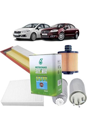 OPAR Linea Filtre Bakım Seti Euro 5 1.3 Multijet 2009 Sonrası+ Petronas 5w30 2025 Üretim