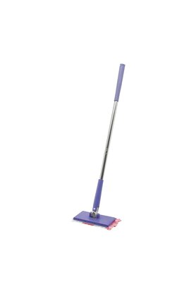 Go İthalat Otomati̇k Bez Deği̇şti̇ren Mop Sap Çek=Bez Bırak - Sap İt=Bez Tut 360° Başlık=8X16Cm - Sap 68Cm (4989)