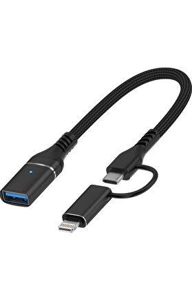 Evimdeyokyok Zr868 Ads-619 2 İn 1 Otg Çevirici