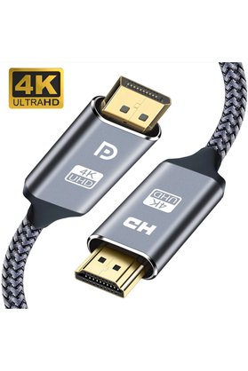 Evimdeyokyok 4K Dp To Hdmi Kablo 1.8 M Zr842
