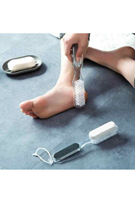 Go İthalat 4 Step Pedi̇cure Paddle Bzd-228 4In1 Fırçalı Topuk Taşı (4989)