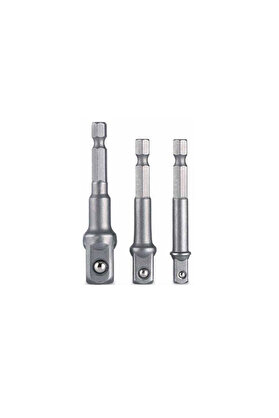 Evimdeyokyok Hex Plus Lokma Adaptörü 3 Parça Set 1/4-3/8-1/2 Mm Dmx4712