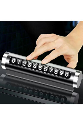 Go İthalat Telefon Numarası Plaka Si̇li̇ndi̇ri̇ Ayarı Renkli̇ Metal Alümi̇nyum Araba Geçi̇ci̇ Park Kartı