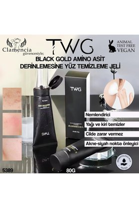 Twg Black Gold Amino Asit Yüz Temizleyici 80G