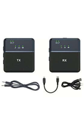 evimdeyokyok ZR558 Sx9 Rx Tx Lightning Type-C Aux Mikrofon