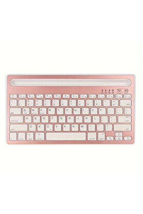 evimdeyokyok ZR206 Rose Gold K6100 Kablosuz Klavye