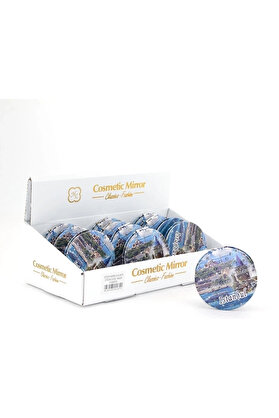 gizmurstore Taşlı İstanbul Tasarımı El Aynası İnce Alk2475a