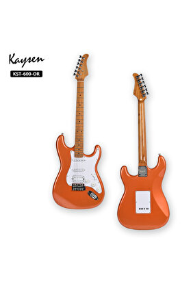 Kaysen KST-600 OR Modern Strat Elektro Gitar | HSS Alnico V Manyetik