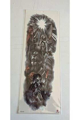 Ai̇rbrush Tattoo Işık 1 Hafta Kalıcı Tam Kol Bacak Yapıştırma Geçi̇ci̇ Dövme 46 Cm