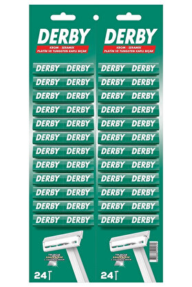 gizmurstore Derby Tek Bıçak Kartela 48'li