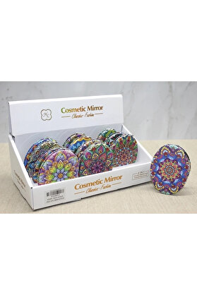 gizmurstore Taşlı El Aynası Oval İnce Alk3763