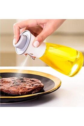 STOREMAX goldwhirl Zeytinyağı Cam Sprey Şişesi Sirke Yağ Püskürtücü Barbekü Sosu Yağdanlık 220ml (Cam) trendf