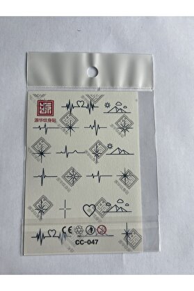 Ai̇rbrush Tattoo Parmak Dövmeleri̇ Model6 11X8 Cm Yarı Kalıcı Geçi̇ci̇ Dövme Yapıştırma Dövme