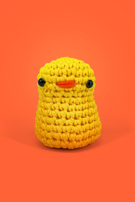 selfiko Civcive Örgü Öğrenme Kiti Civciv | Yeni Başlayanlar İçin Videolu Tığ İşi Amigurumi Civciv Örgü Seti