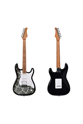 Kaysen KST-218 BK Elektro Gitar | ST Kasa HSS Manyetik