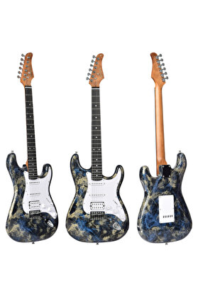Kaysen KST-215 MB Elektro Gitar | ST Kasa HSS Manyetik