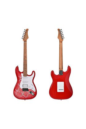 Kaysen KST-218 RD Elektro Gitar | ST Kasa HSS Manyetik