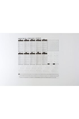 STOREMAX Tanıtım Çarpım Tablosu Elektrostatik Akıllı Kağıt Yazı Tahtası (100 cm x 100 cm) newdesing