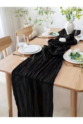 Kitchen Vogue Bohem Dekoratif Runner Masa Örtüsü | Düğün Parti Söz Nişan Özel Gün Dekorasyonu Sofra Süslemesi