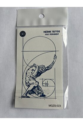 Ai̇rbrush Tattoo Anti̇k Mi̇ni̇mal 11X8 Cm Yarı Kalıcı Geçi̇ci̇ Dövme Yapıştırma Dövme