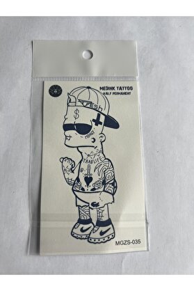 Ai̇rbrush Tattoo Dövmeli̇ 11X8 Cm Yarı Kalıcı Geçi̇ci̇ Dövme Yapıştırma Dövme