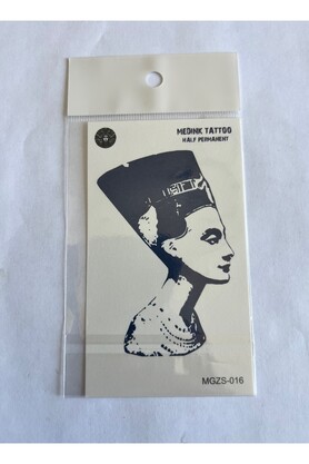 Ai̇rbrush Tattoo Kleopatra 11X8 Cm Yarı Kalıcı Geçi̇ci̇ Dövme Yapıştırma Dövme