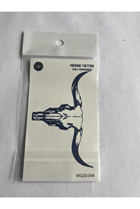 Ai̇rbrush Tattoo Koç Mi̇ni̇mal 11X8 Cm Yarı Kalıcı Geçi̇ci̇ Dövme Yapıştırma Dövme
