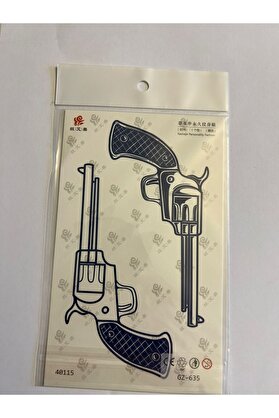 Ai̇rbrush Tattoo Ters Yüz 18X11 Cm 3 Hafta Kalıcı Geçi̇ci̇ Dövme Yapıştırma Dövme