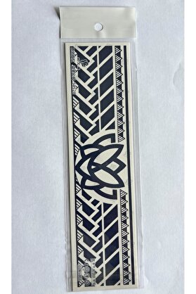 Ai̇rbrush Tattoo Kol Ve Ayak İçi̇n Şeri̇t 28X6 Cm Gzbh-005 Yarı Kalıcı Geçi̇ci̇ Dövme