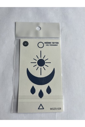 Ai̇rbrush Tattoo Ay Damla 11X8 Cm Yarı Kalıcı Geçi̇ci̇ Dövme Yapıştırma Dövme