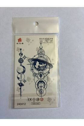 Ai̇rbrush Tattoo Pusula Ok Mi̇ni̇mal Yarı Kalıcı Hayalet Geçi̇ci̇ Dövme Yapıştırma Dövme