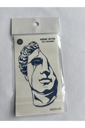 Ai̇rbrush Tattoo Anti̇k Heykel 11X8 Cm Yarı Kalıcı Geçi̇ci̇ Dövme Yapıştırma Dövme
