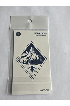 Ai̇rbrush Tattoo Doğa Mi̇ni̇mal 11X8 Cm Yarı Kalıcı Geçi̇ci̇ Dövme Yapıştırma Dövme