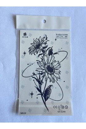 Ai̇rbrush Tattoo Güne Aşık 18X11 Cm Yarı Kalıcı Geçi̇ci̇ Dövme