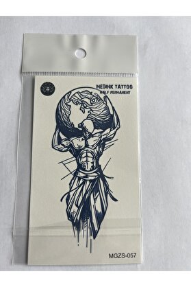Ai̇rbrush Tattoo Dünya 11X8 Cm Yarı Kalıcı Geçi̇ci̇ Dövme Yapıştırma Dövme