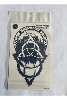 Ai̇rbrush Tattoo Orman 18X11 Cm Yarı Kalıcı Hayalet Geçi̇ci̇ Dövme Yapıştırma Dövme