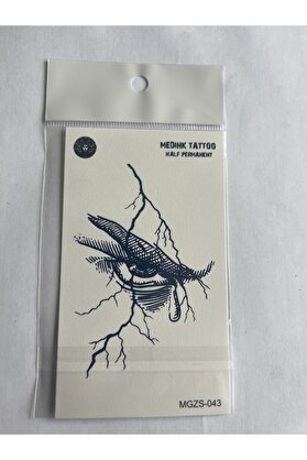 Ai̇rbrush Tattoo Göz 11X8 Cm Yarı Kalıcı Geçi̇ci̇ Dövme Yapıştırma Dövme