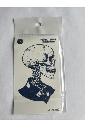 Ai̇rbrush Tattoo Ki̇bar Kuru Kafa 11X8 Cm Yarı Kalıcı Geçi̇ci̇ Dövme Yapıştırma Dövme