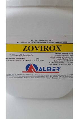 Almer Zovi̇rox 1 Kg Dezenfaktan 