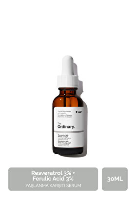 The Ordinary Resveratrol 3% + Ferulic Acid 3% - Yaşlanma Karşıtı Serum