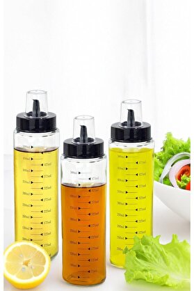 STOREMAX modashine Eko Serisi Sızdırmaz Kapaklı 500 ml 3'lü Yağlık/Sirkelik Seti modascope 1014773