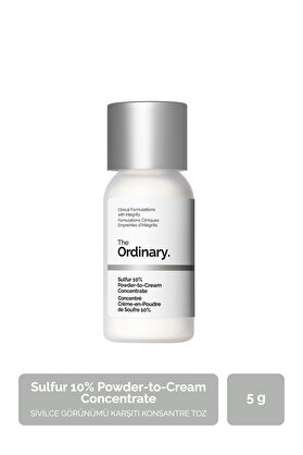 The Ordinary Sulfur 10% Powder-to-Cream Concentrate - Sivilce Görünümü Karşıtı Konsantre Toz Krem