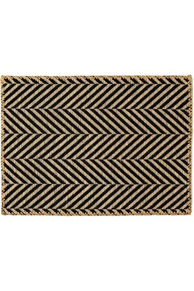 STOREMAX shopverse Textile Siyah Renk Jüt Paspas 50 x 70 cm trendflick 1014773