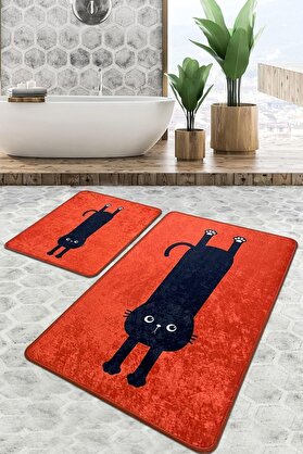 STOREMAX shopverse Halısı Djt 2li Set Paspası Kaymaz Tabanlı Klozet Takımı trendflick 1014773